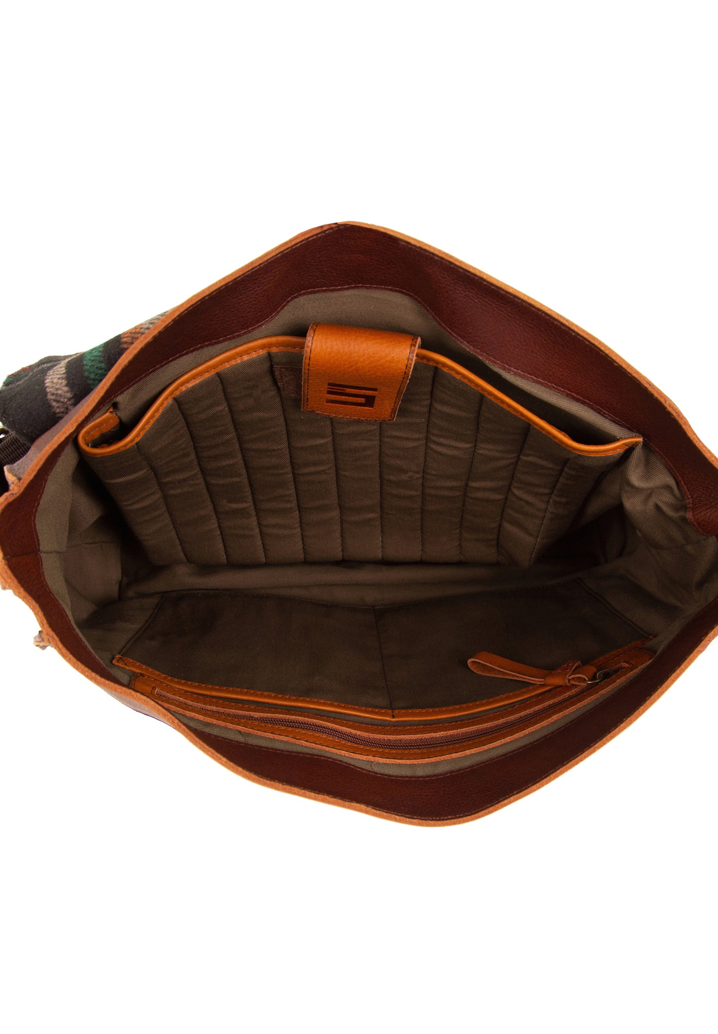 Cinque Umhängetasche SALVATORE Cognac | Echtes Leder