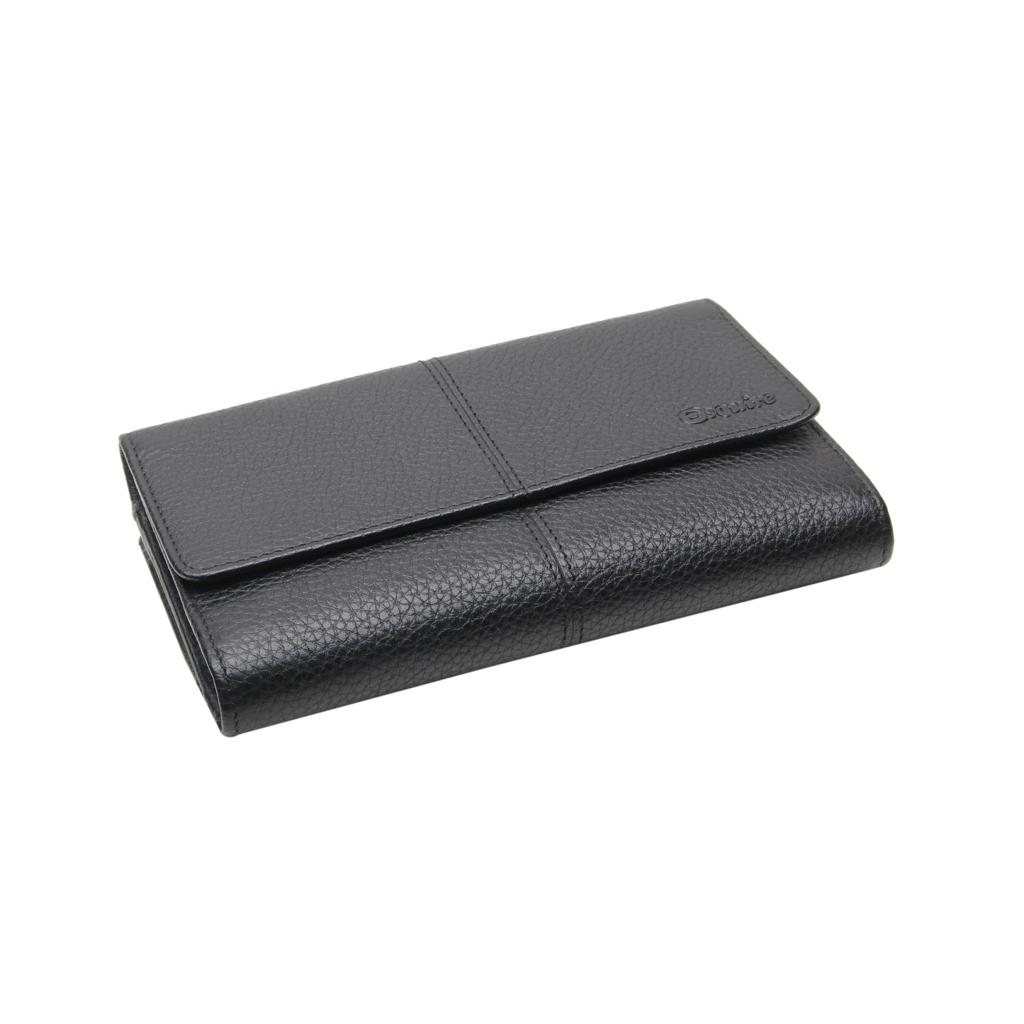 Esquire Damenbörse VERONA 1259 30 Schwarz | Echtes Leder