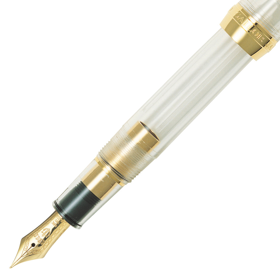 Sailor Füllfederhalter 1911 Small Demonstrator Transparent Gold