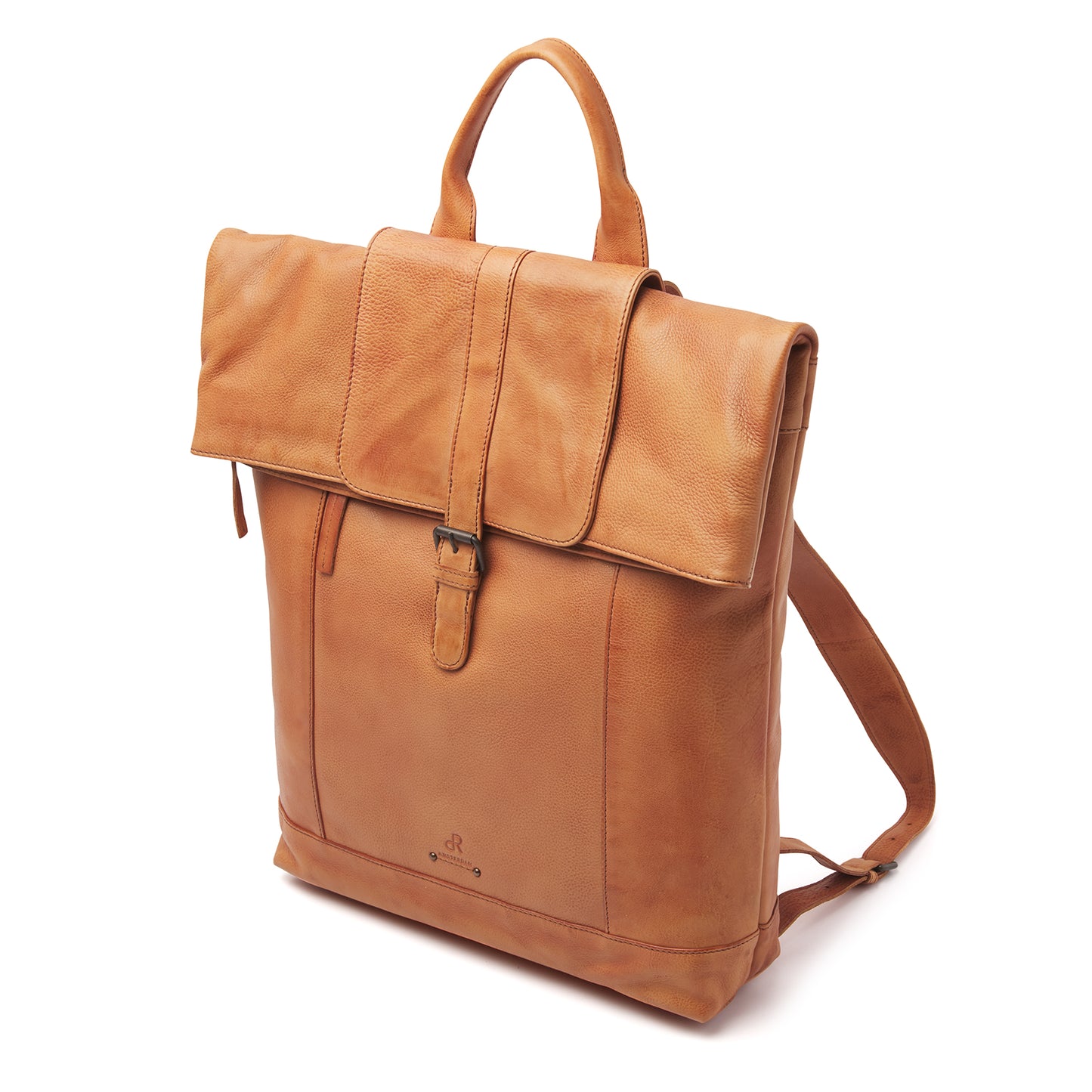 dR Amsterdam Rucksack TAMPA Camel 933576 | Echtes Leder