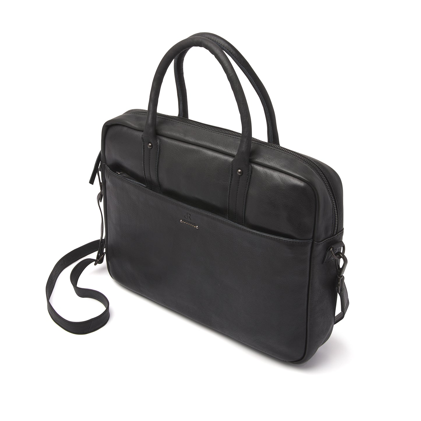 dR Amsterdam Aktentasche TAMPA Black 933577 | Echtes Leder