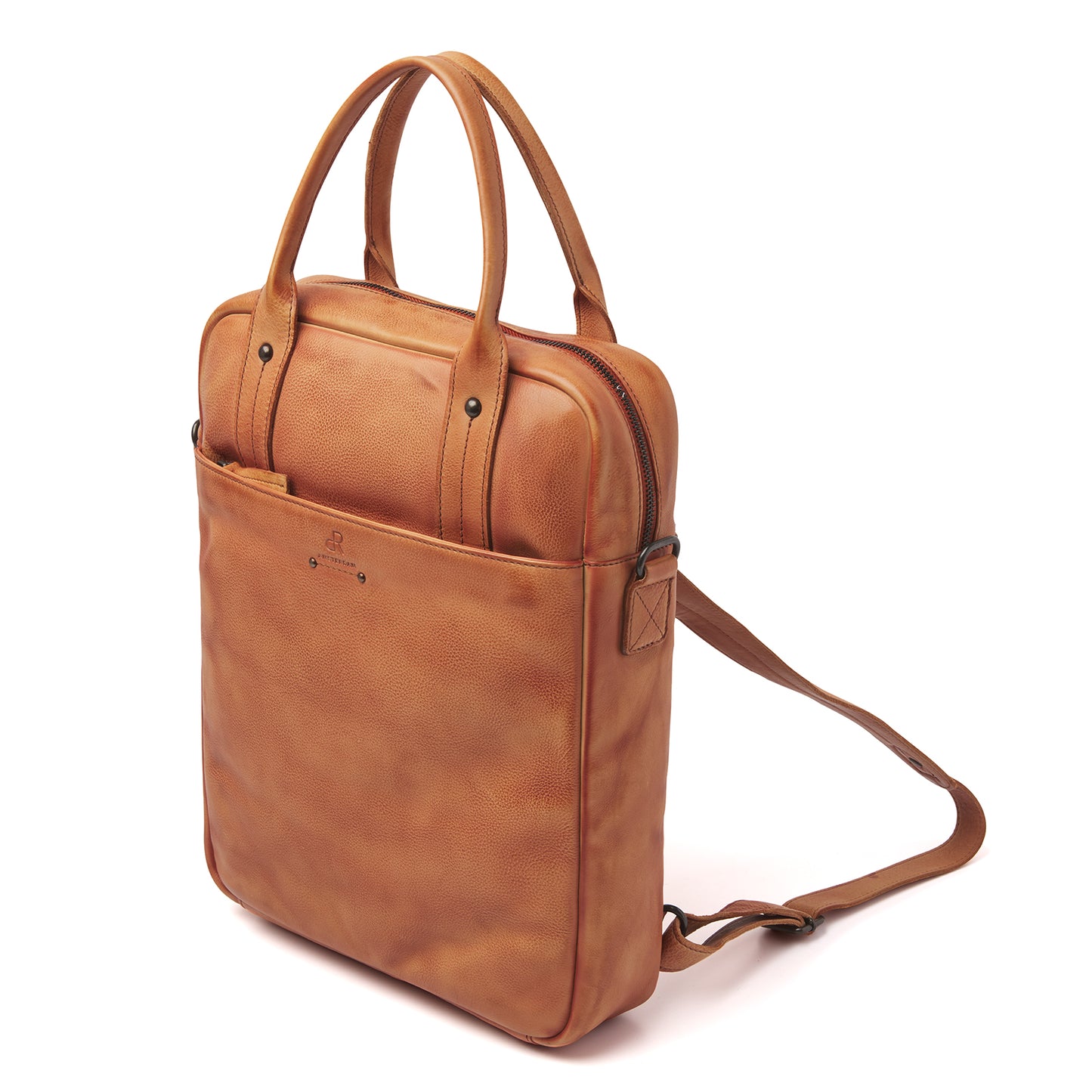 dR Amsterdam Rucksack TAMPA Camel 933578 | Echtes Leder
