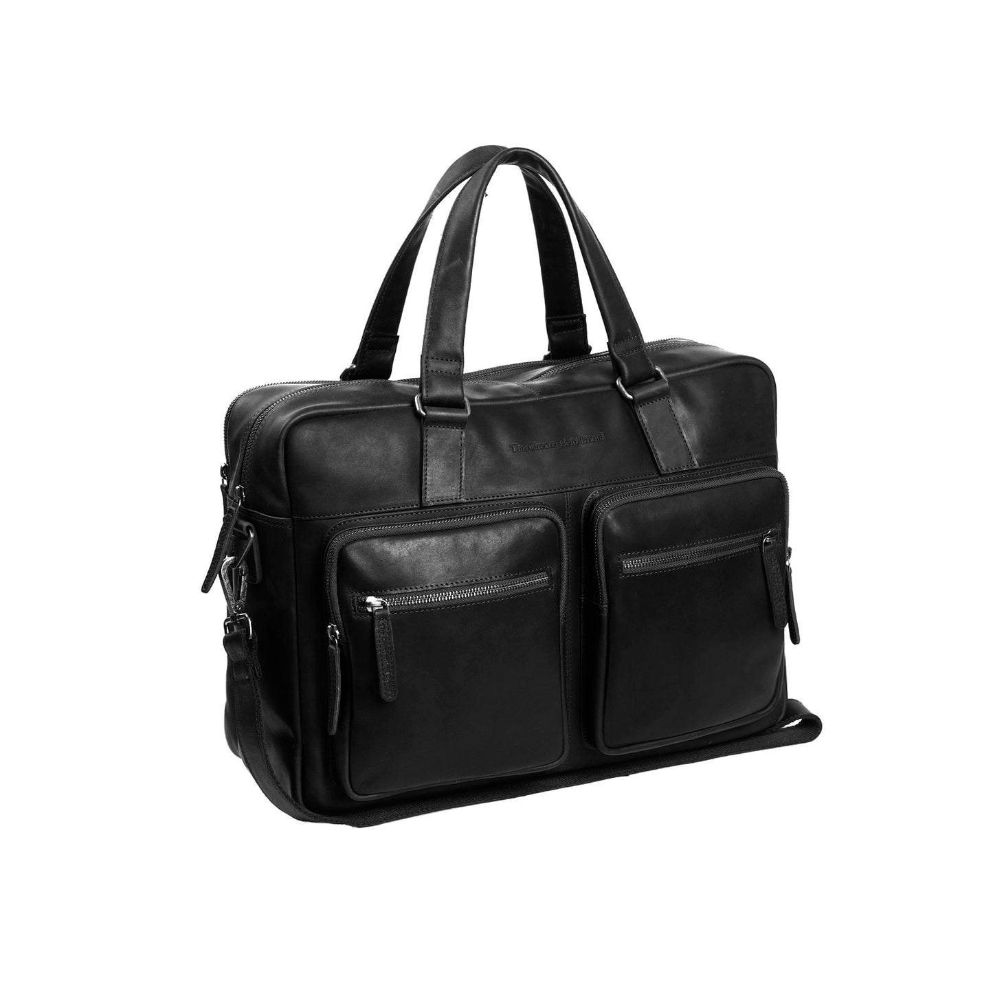 The Chesterfield Brand Laptoptasche MISHA Schwarz | Echtes Leder