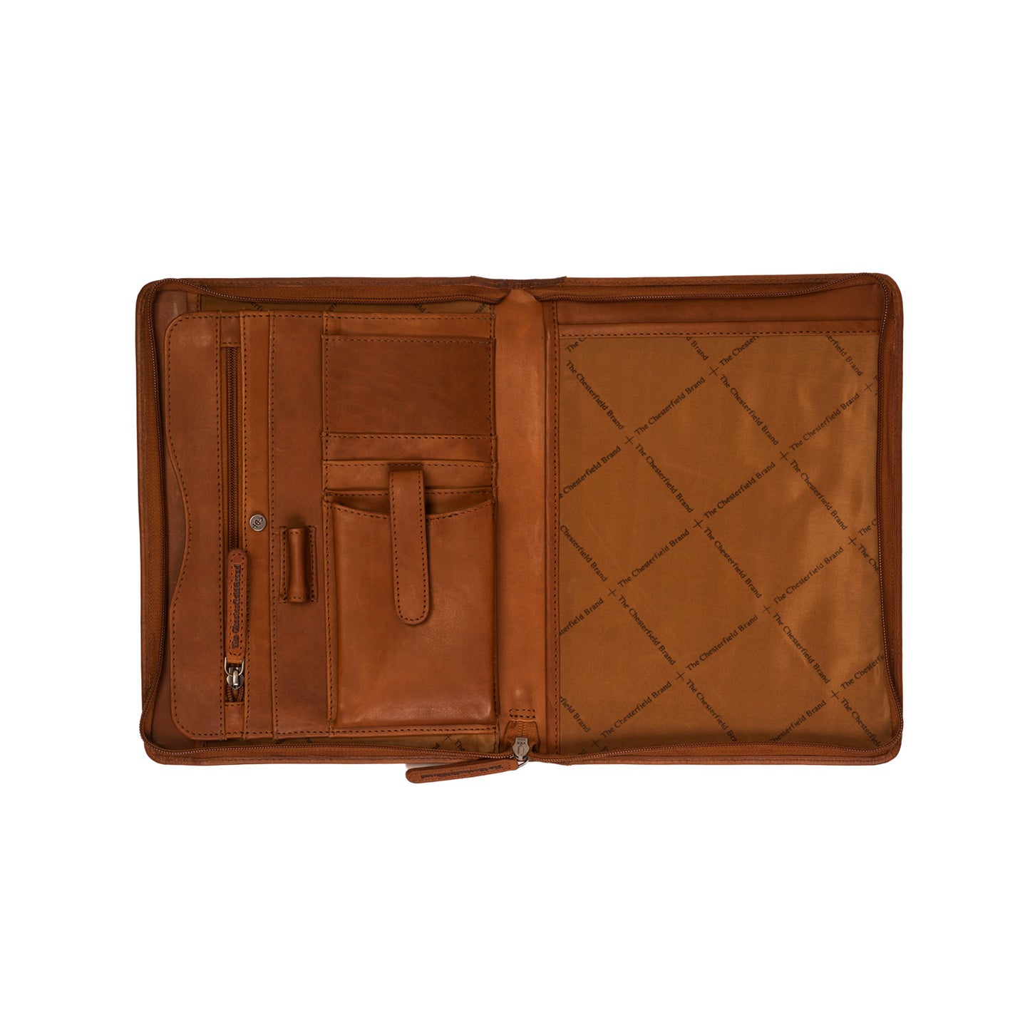 The Chesterfield Brand Schreibmappe ALTON Cognac | Echtes Leder
