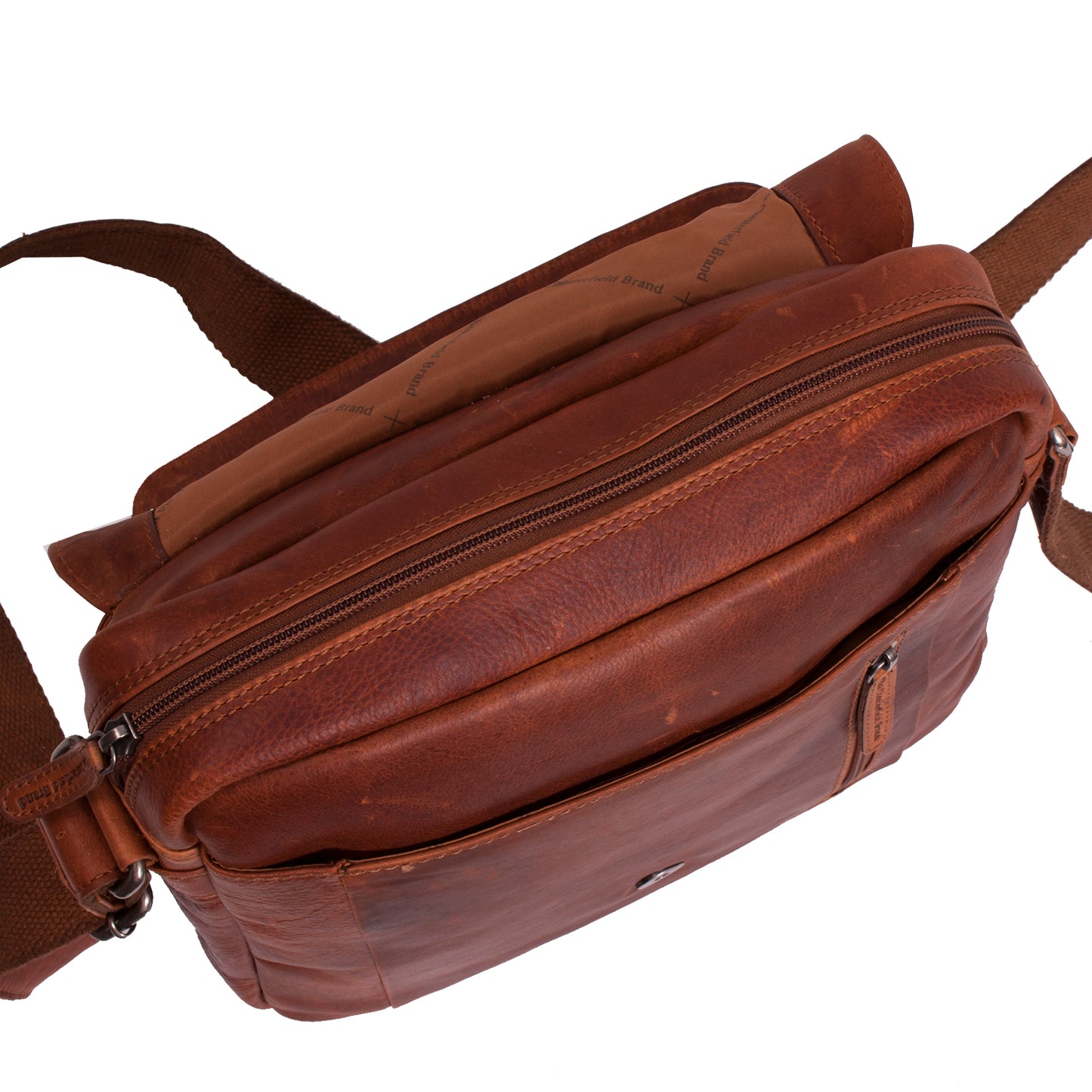 The Chesterfield Brand Umhängetasche RAPHAEL Cognac | Echtes Leder