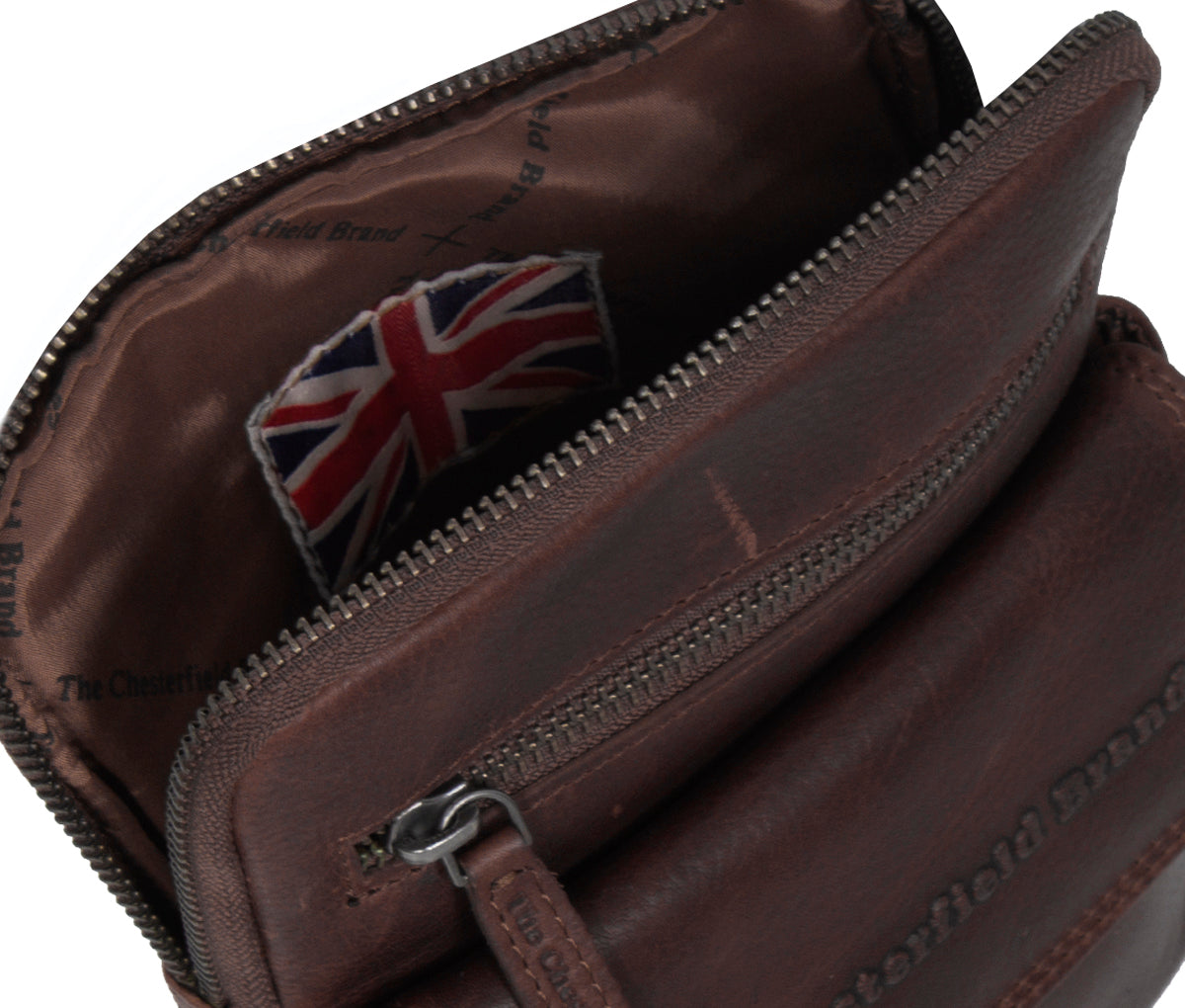 The Chesterfield Brand Umhängetasche LOU Braun | Echtes Leder