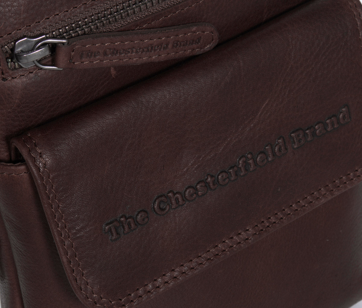 The Chesterfield Brand Umhängetasche LOU Braun | Echtes Leder