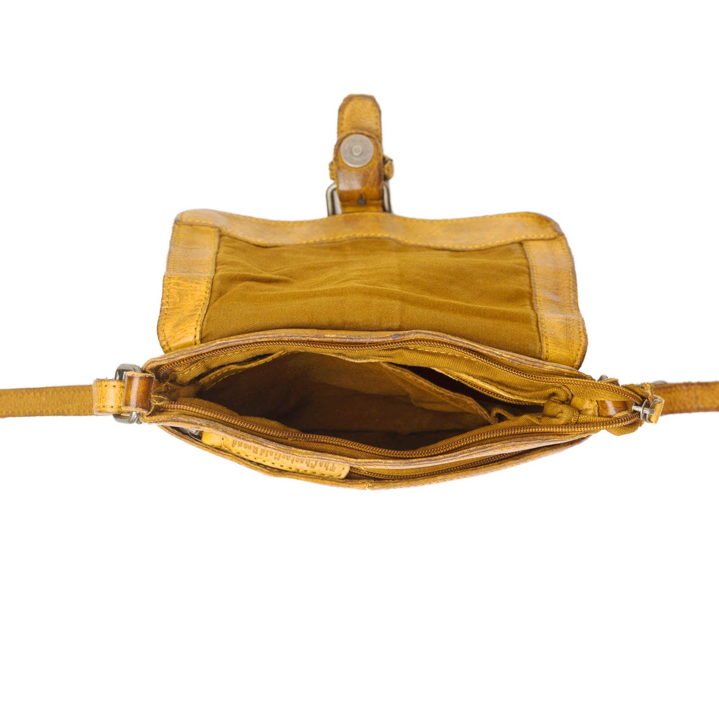 The Chesterfield Brand Umhängetasche CATO Ockergelb | Echtes Leder