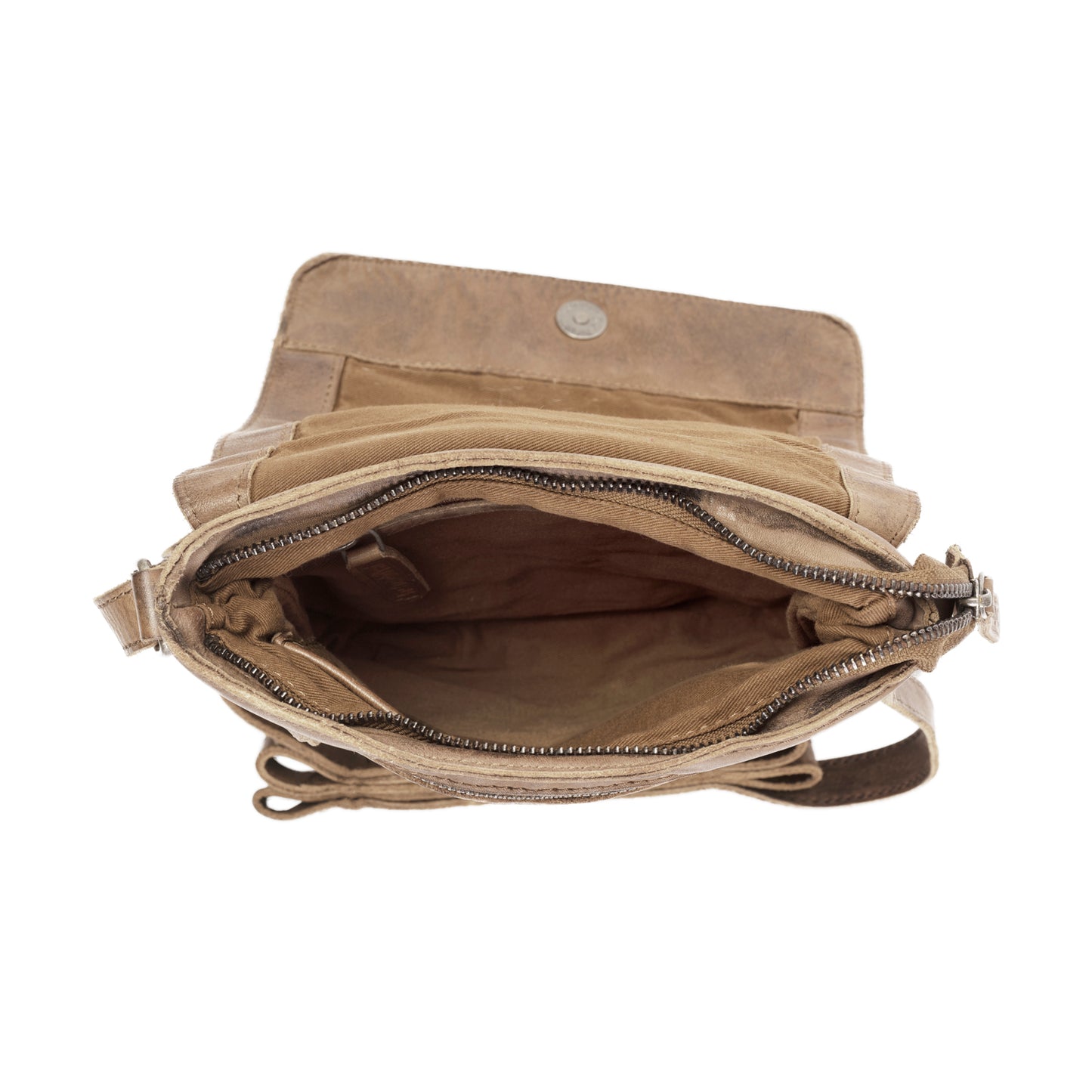 The Chesterfield Brand Umhängetasche CALAIS Beige | Echtes Leder