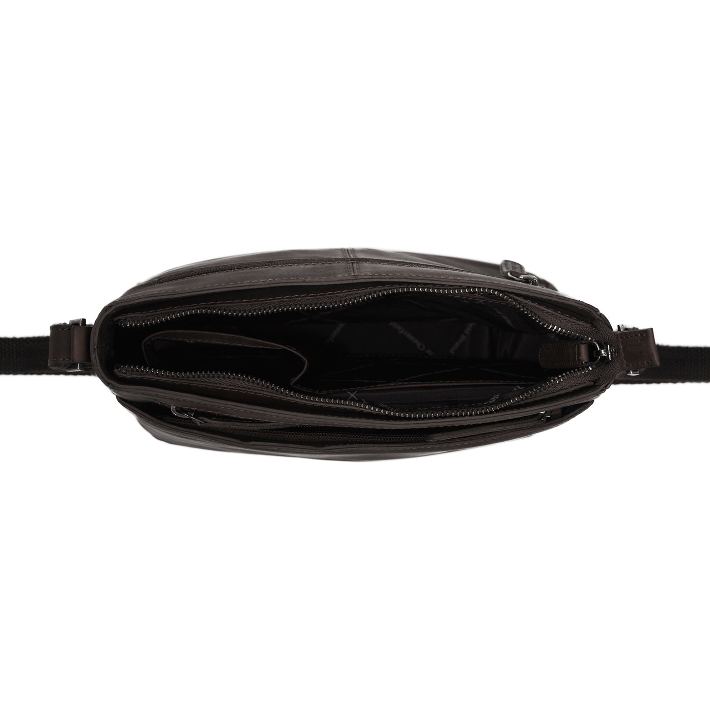 The Chesterfield Brand Umhängetasche MUMBAI Braun | Echtes Leder