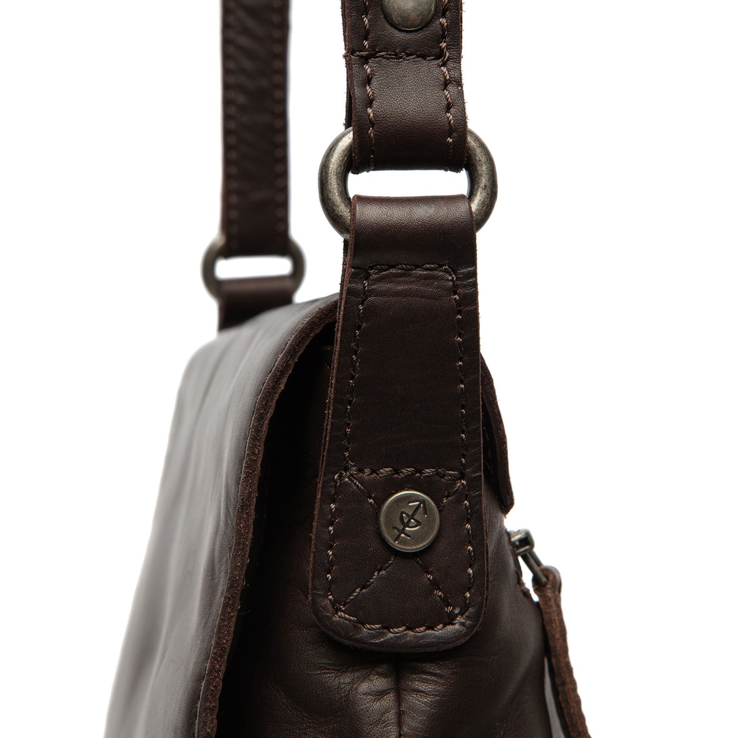The Chesterfield Brand Umhängetasche MANTA Braun | Echtes Leder
