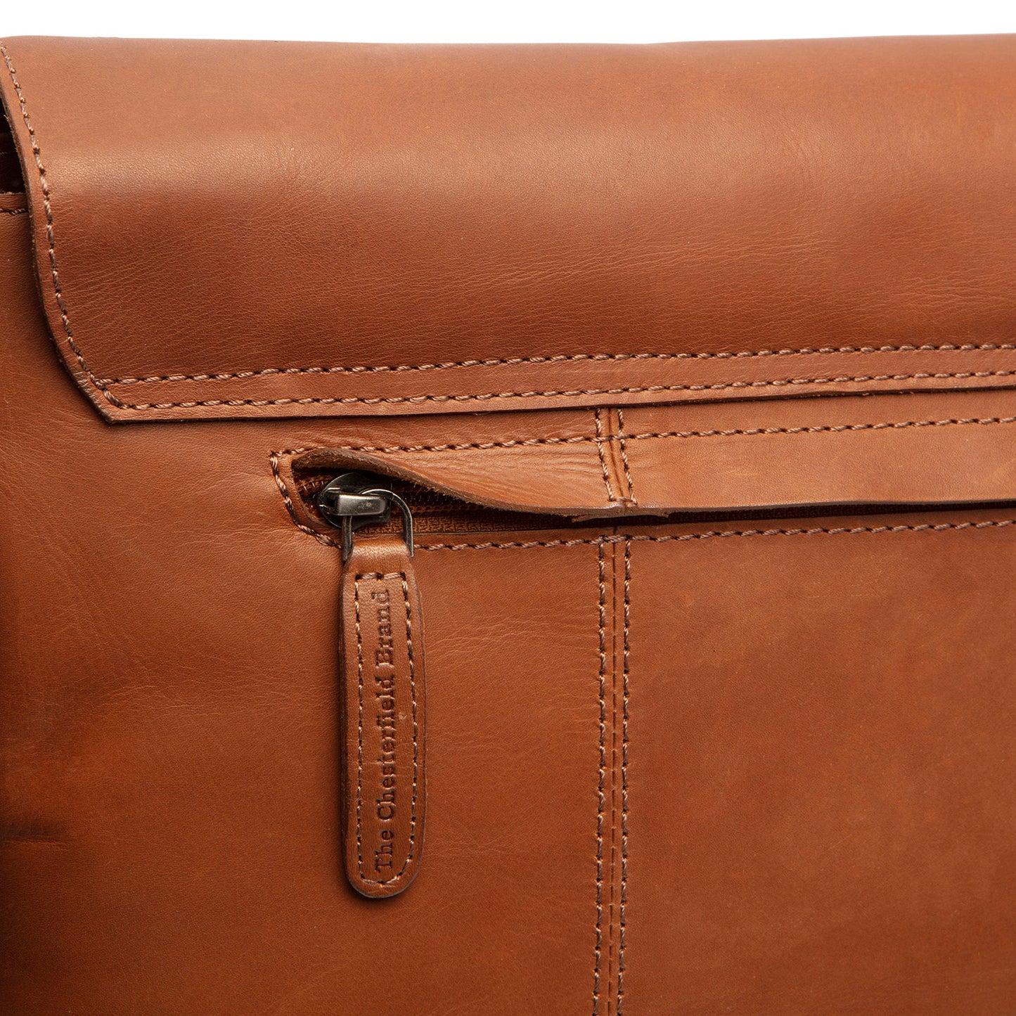 The Chesterfield Brand Umhängetasche TOLEDO Cognac | Echtes Leder