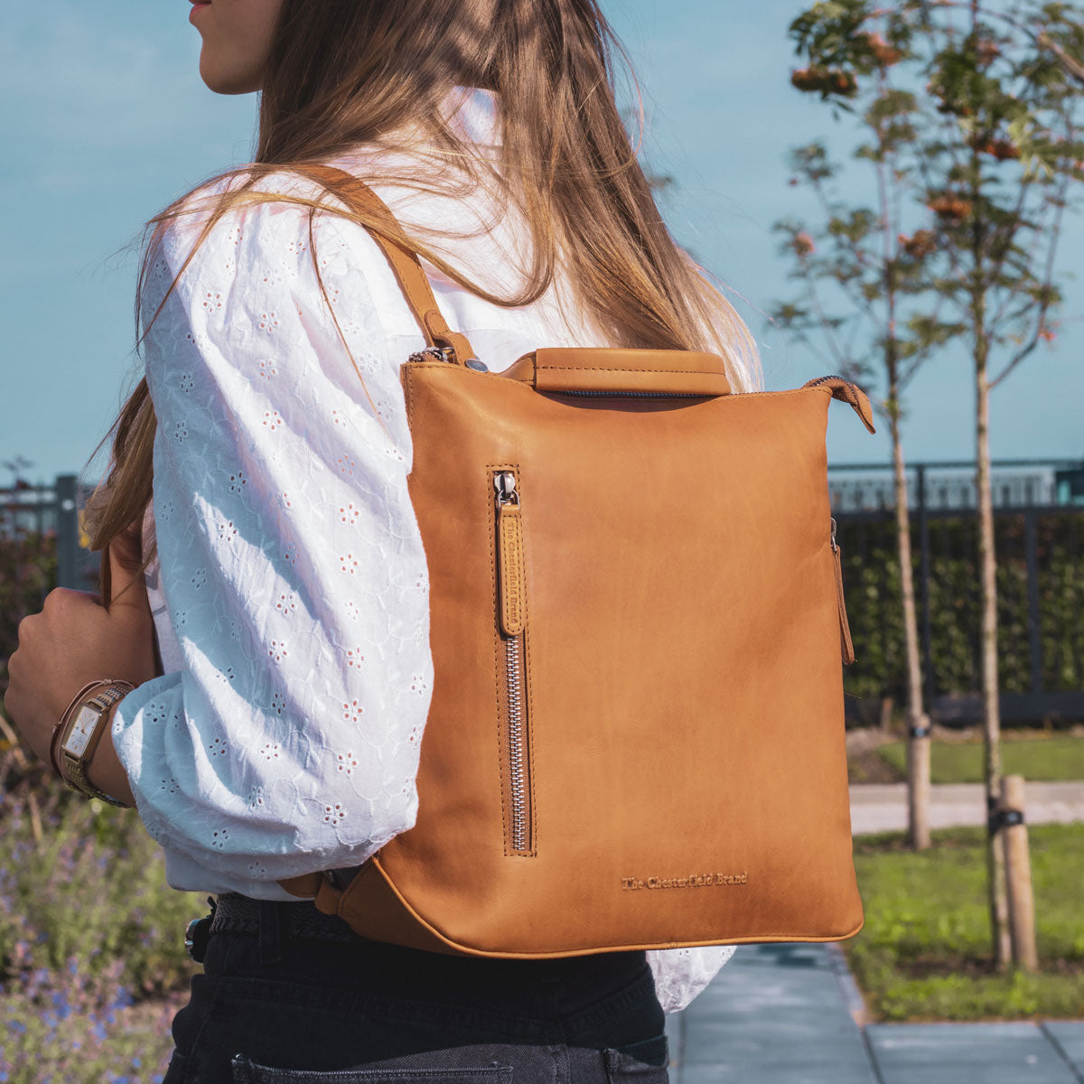 The Chesterfield Brand Rucksack ELISE Cognac | Echtes Leder
