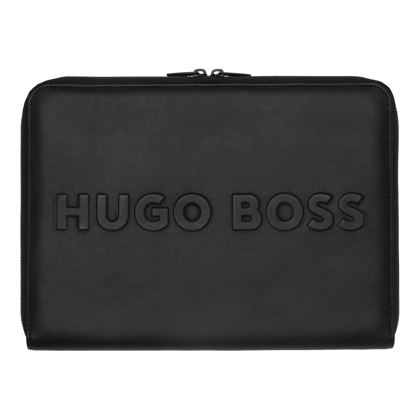 Hugo Boss Schreibset CLOUD Chrome | Kugelschreiber und A4 Schreibmappe