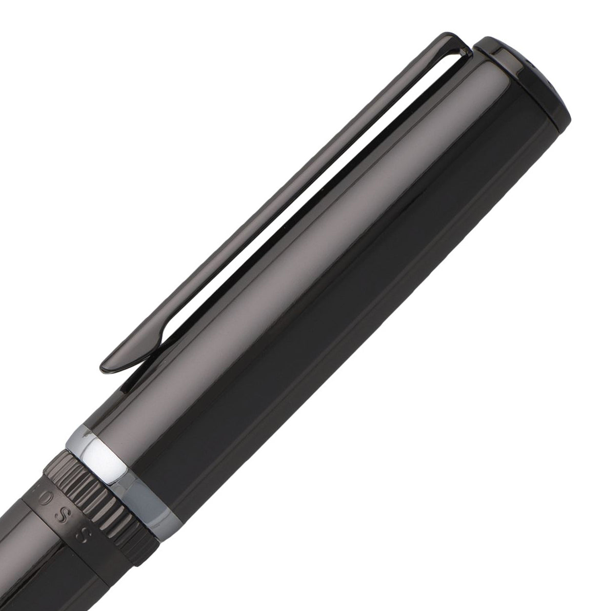 Hugo Boss Kugelschreiber GEAR METAL Dark Chrome