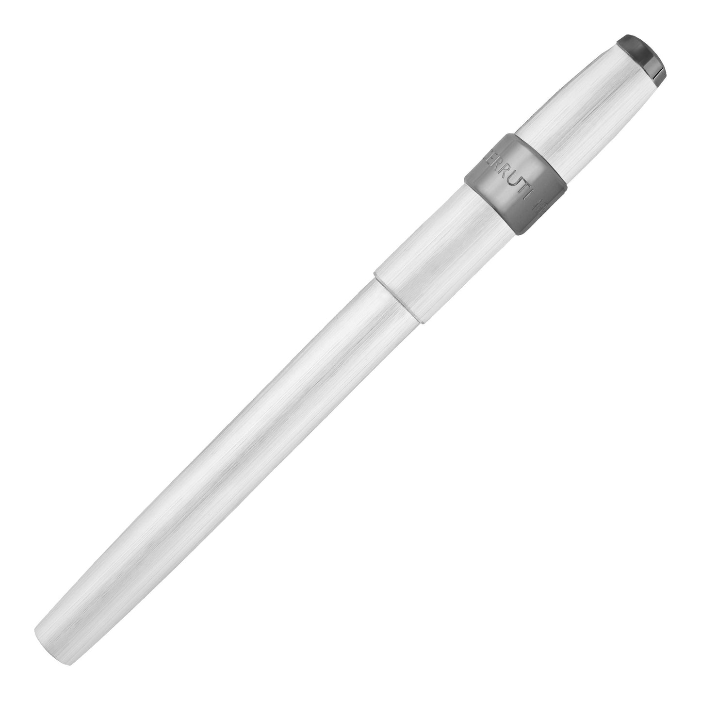 Cerruti 1881 Set BLOCK Brushed Chrome | Kugelschreiber und Tintenroller