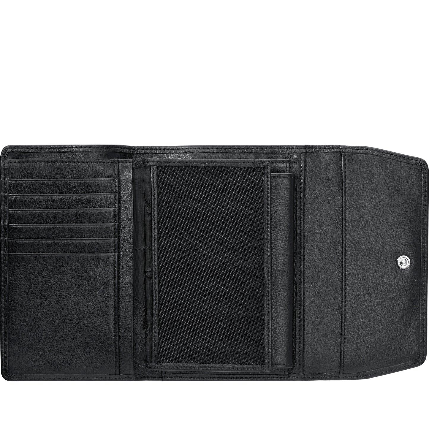 Picard Damen Geldbörse BINGO 8881 Schwarz | Echtes Leder