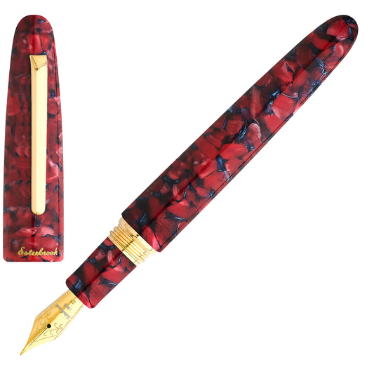 Esterbrook Füllfederhalter ESTIE Scarlet Gold Oversized