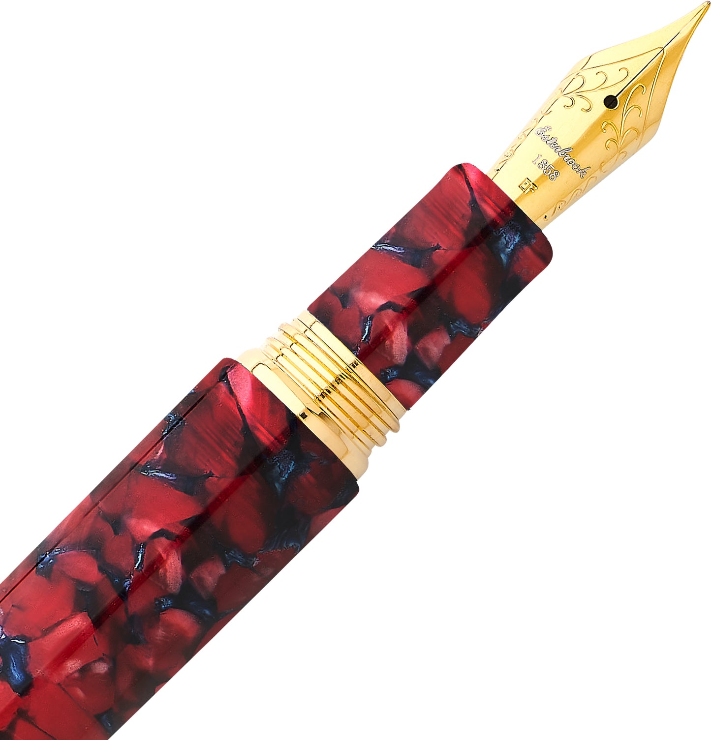 Esterbrook Füllfederhalter ESTIE Scarlet Gold Oversized