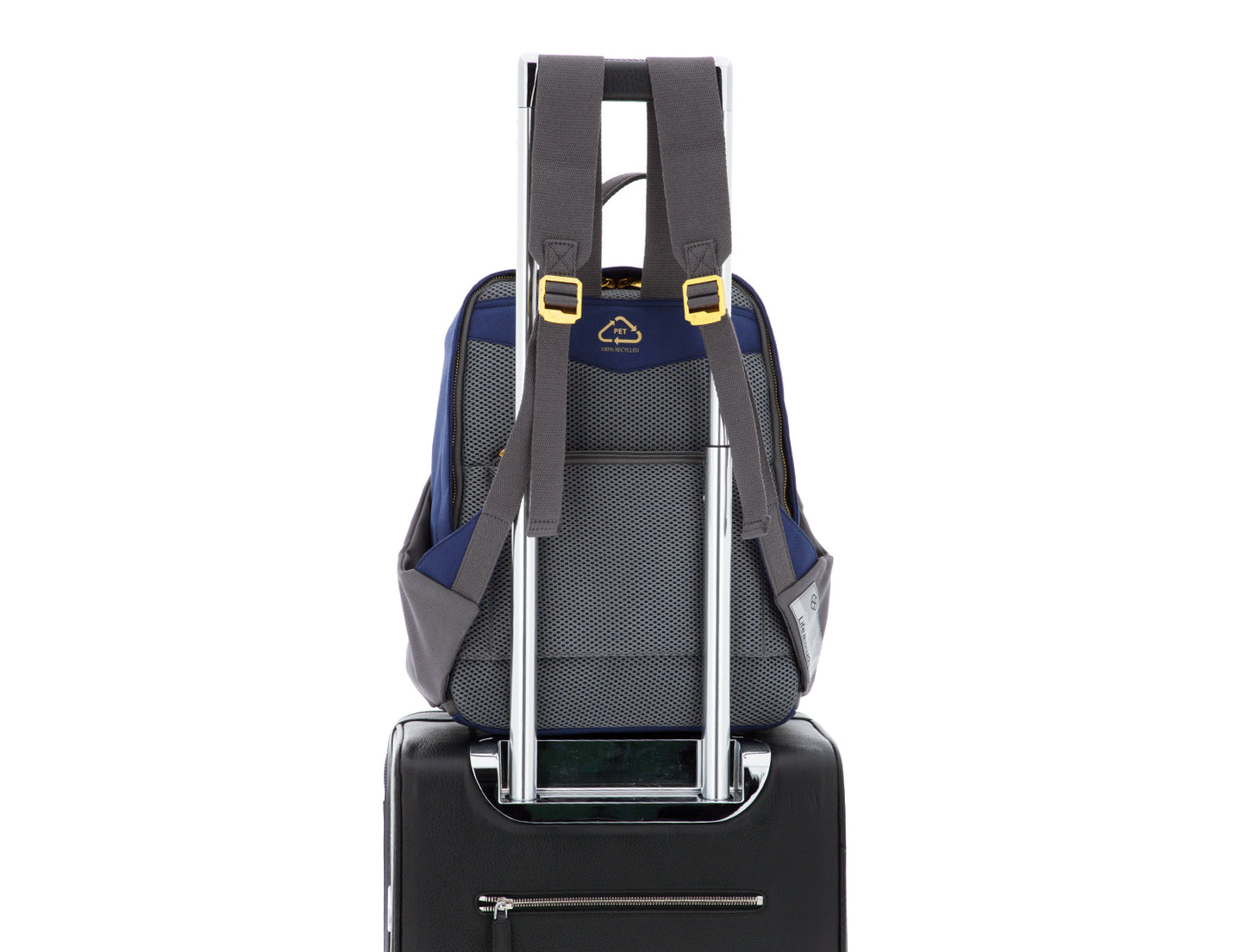 Scharlau Rucksack PEDIRKA Blue | 100 % recycelter PET-Plastikflaschen