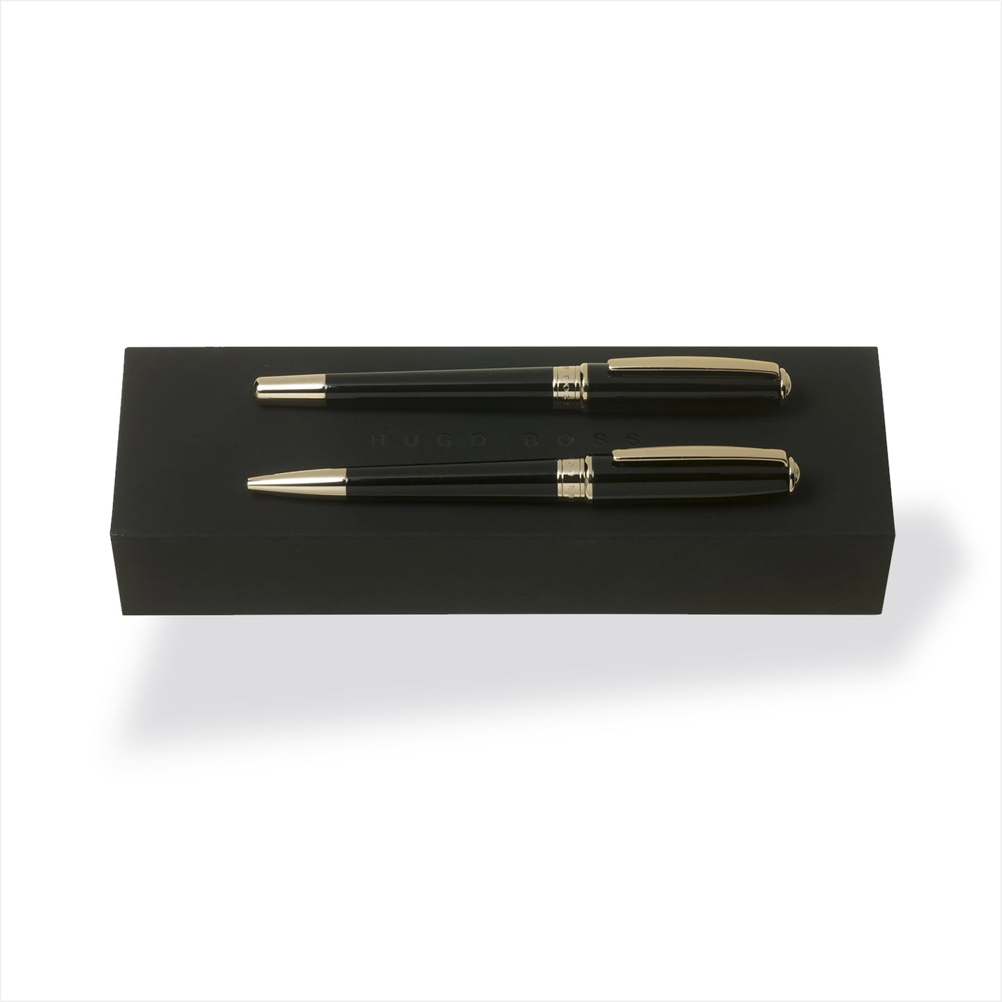 Hugo Boss Stifte-Set ESSENTIAL LADY Black | Kugelschreiber und Tintenroller