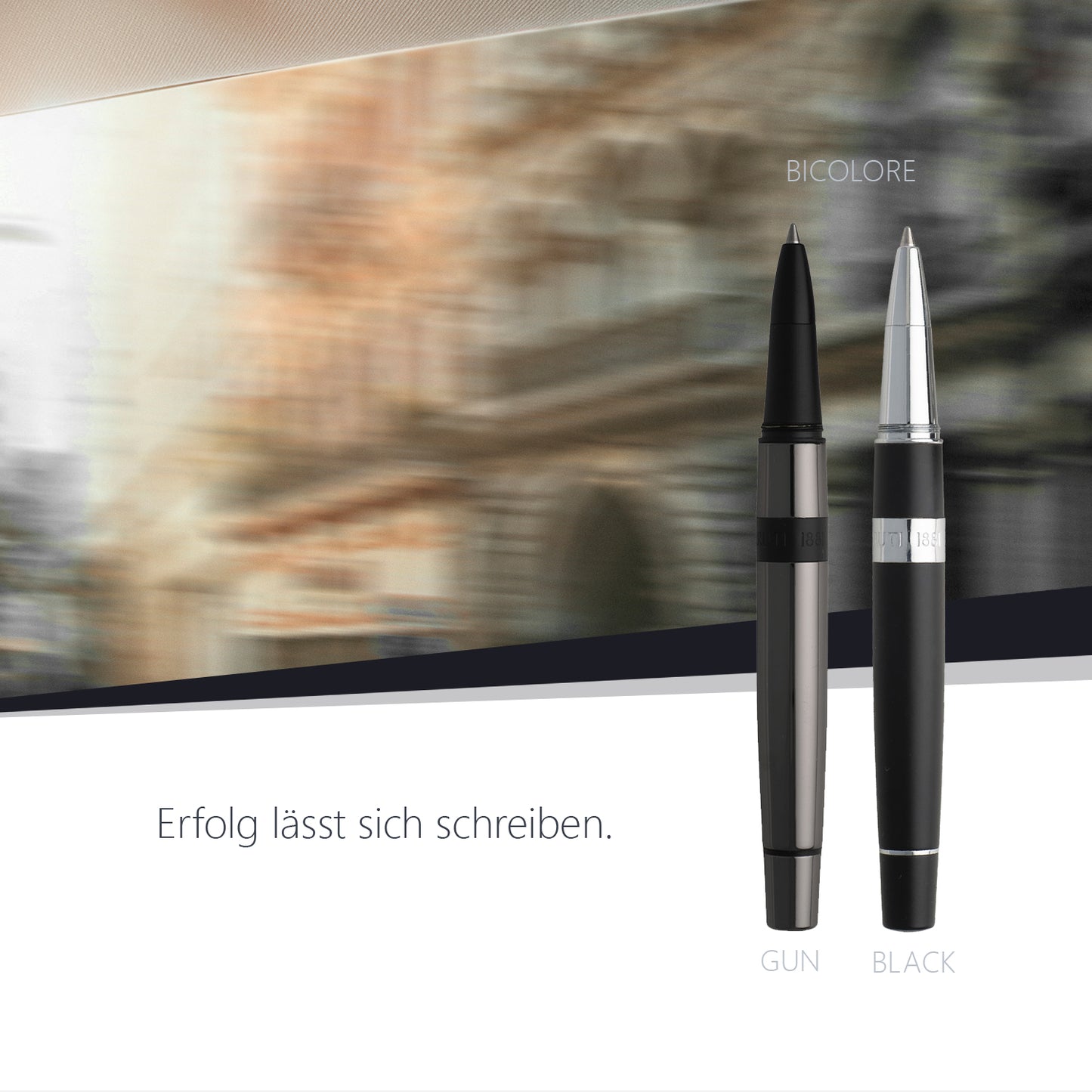 Cerruti 1881 Tintenroller BICOLORE Black