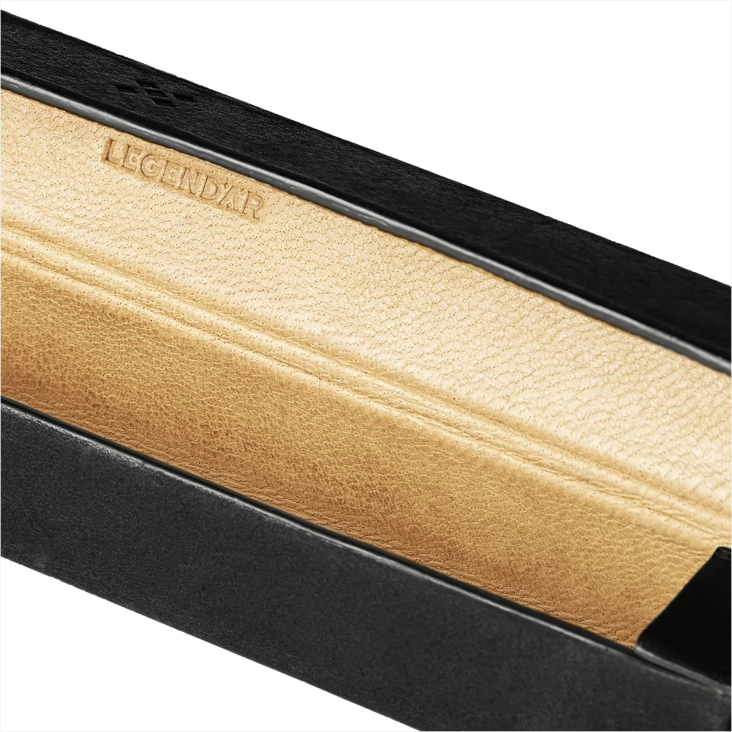 Legendär Stifte-Etui ETWEE Sleek Black | Echtes Leder