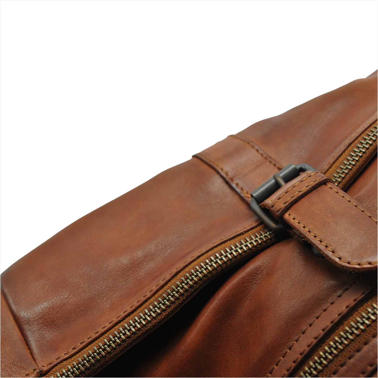 Bear Design Rucksack RICK Cognac | Echtes Leder