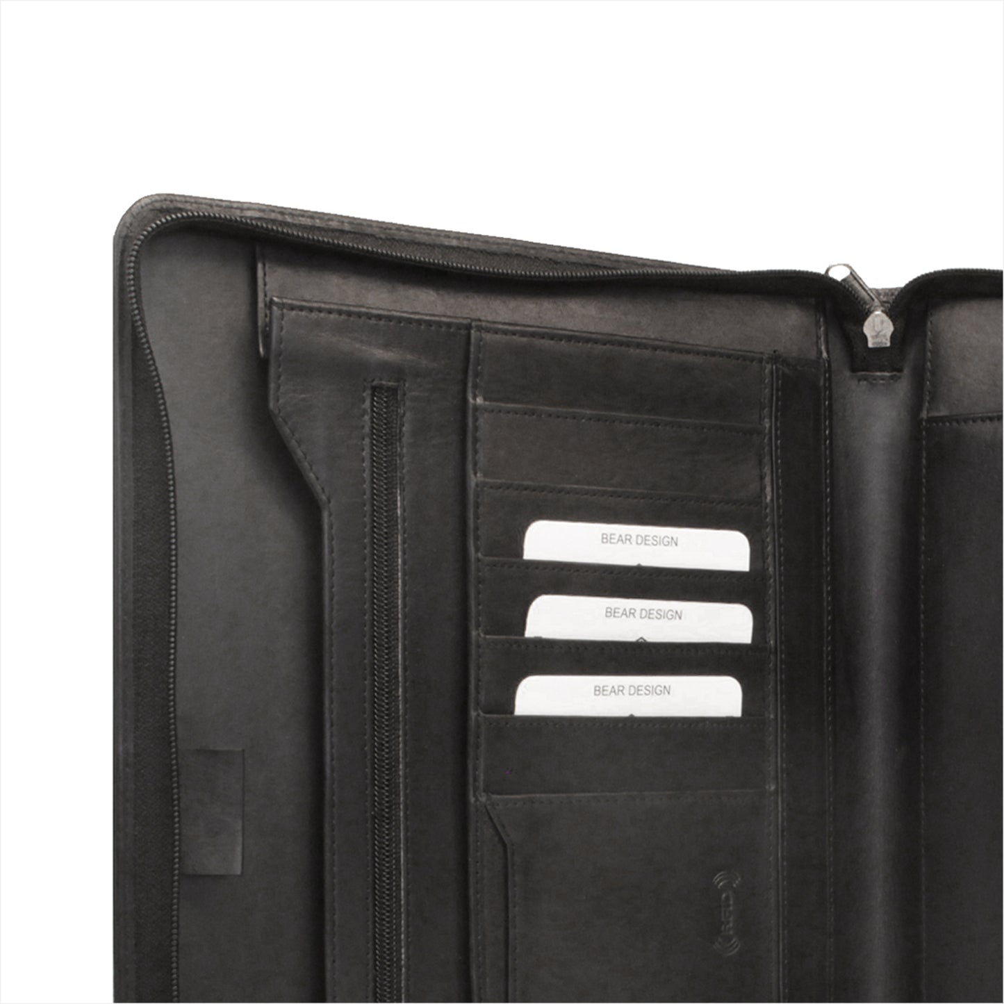 Bear Design Schreibmappe A4 JOS Schwarz