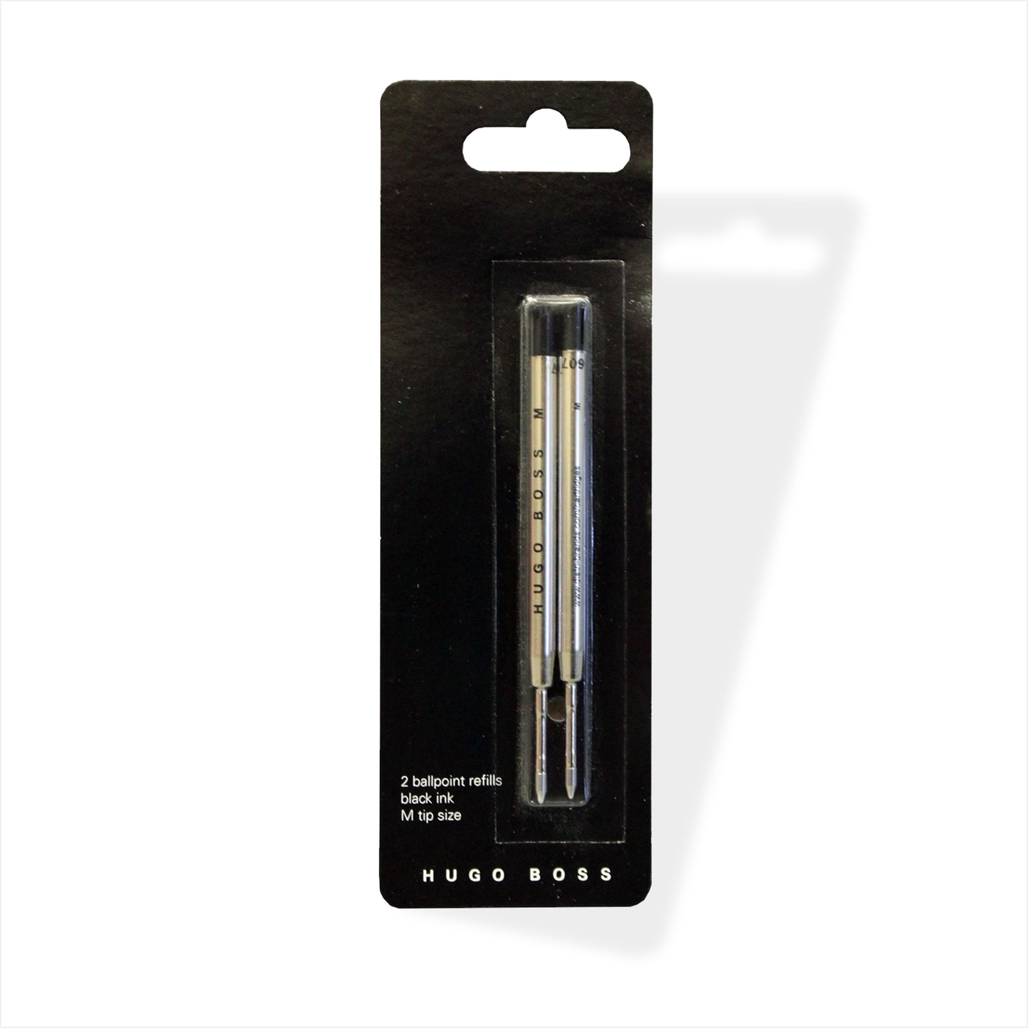 Hugo Boss Kugelschreiber Ersatzminen Schwarz Metall Duo Pack
