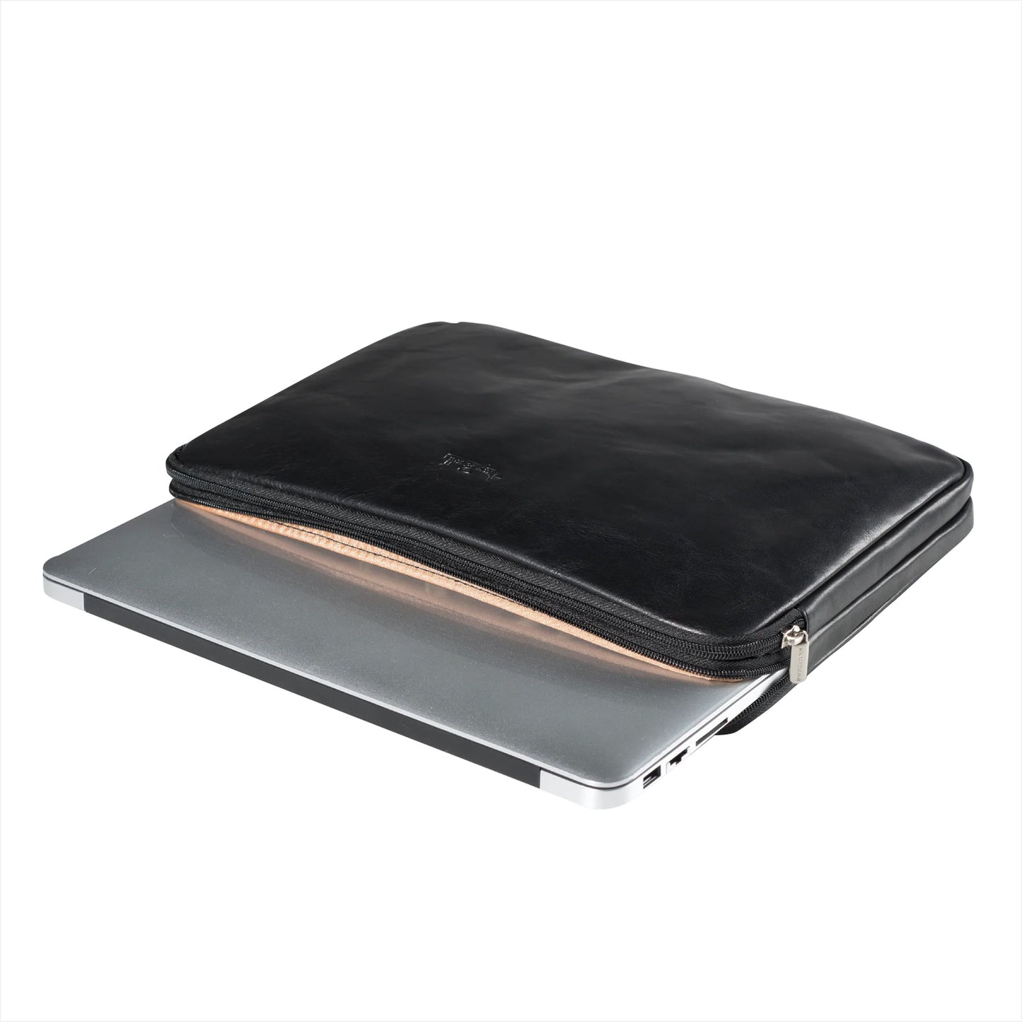 Tony Perotti Laptop Sleeve 13" Schwarz | Echtes Leder