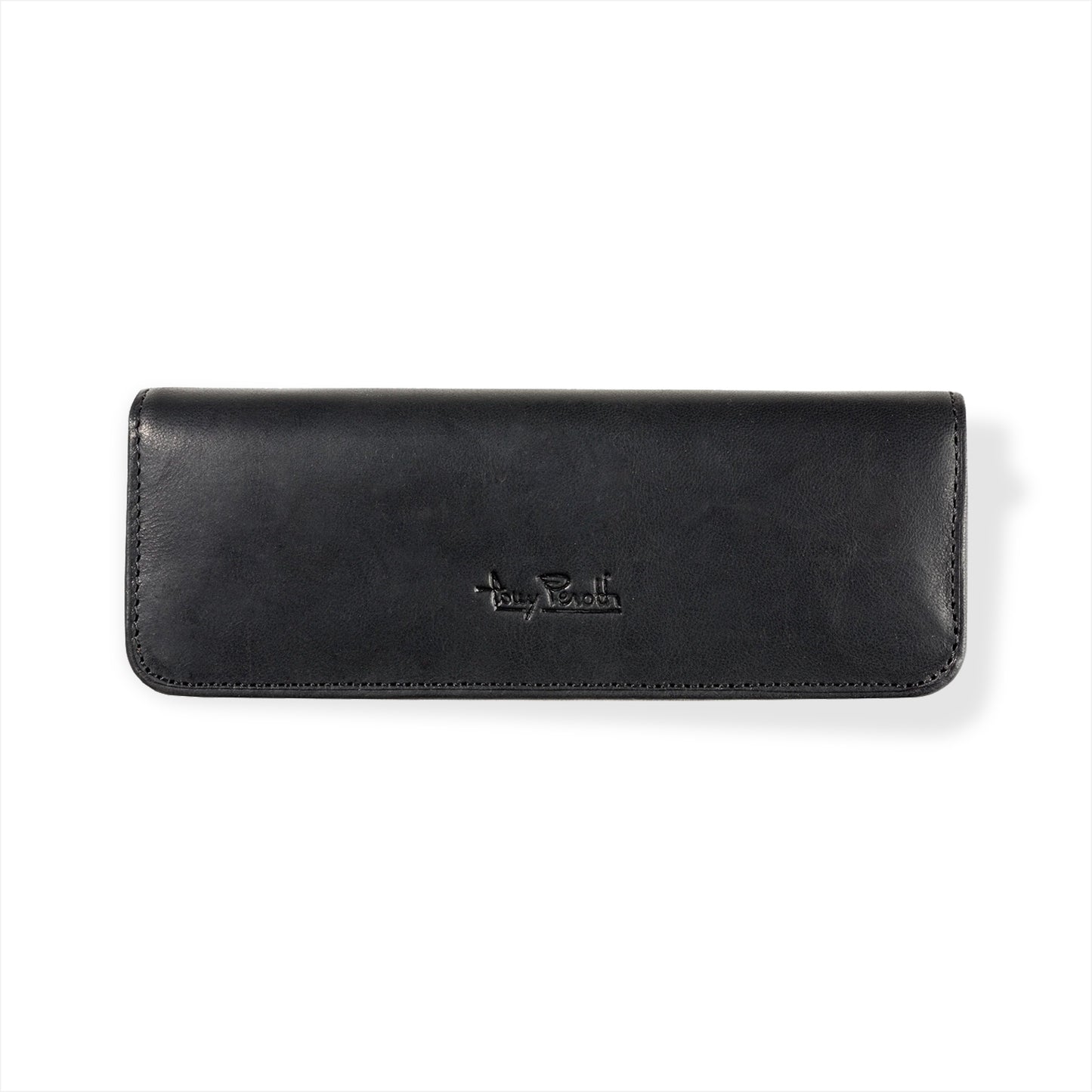Das Leder Stift-Etui in schwarzem Leder von Tony Perotti.