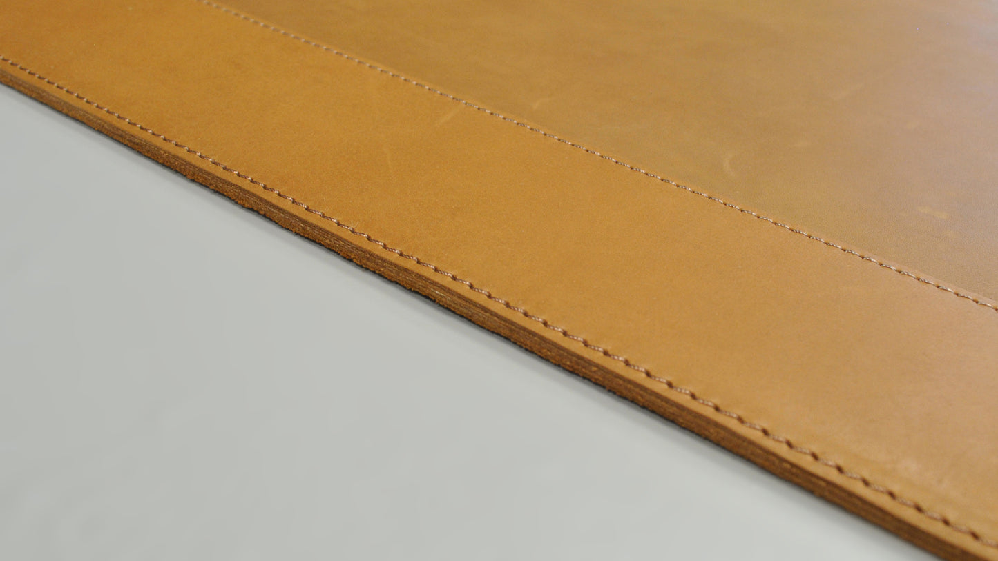 Memoria Schreibunterlage PETER Cognac | Echtes Leder