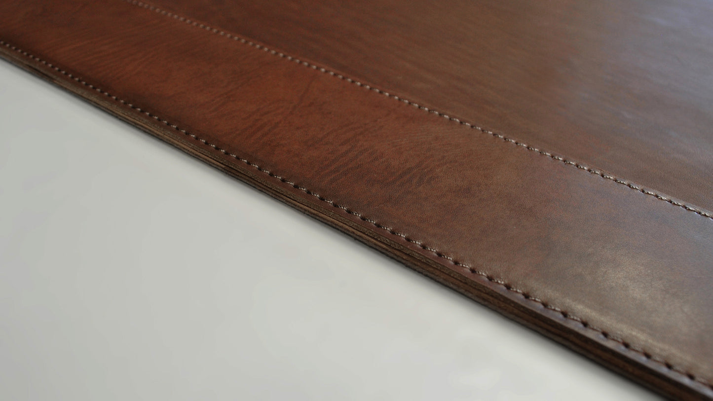 Memoria Schreibunterlage PETER Braun | Echtes Leder