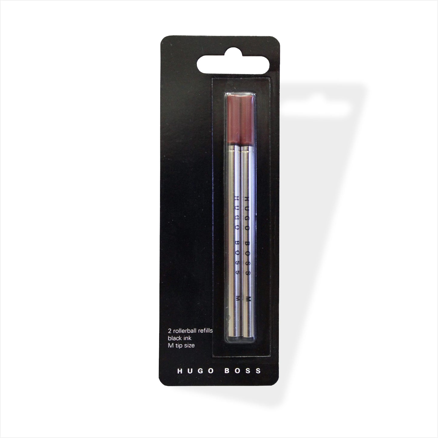 Hugo Boss Tintenroller Ersatzminen Schwarz Metall Duo Pack