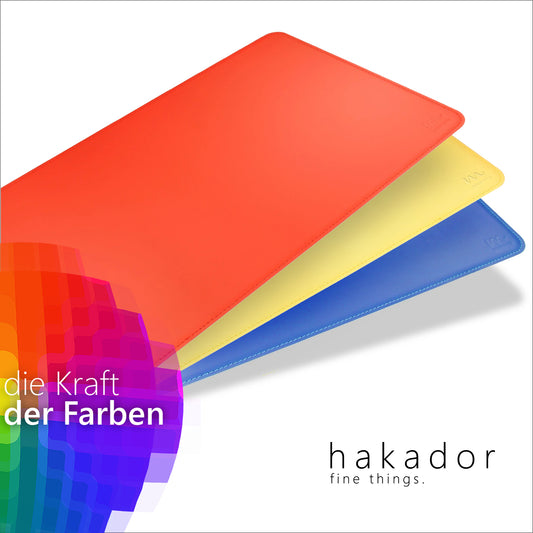 Edle Schreibunterlagen in vielen Farben finden Sie bei Hakador.
