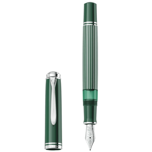 Pelikan Souverän M815 Metal Striped Green – Special Edition