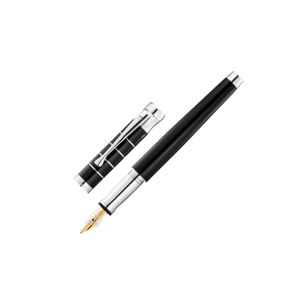 Waldmann Füllfederhalter TANGO 18k Goldfeder Ring-Dekor