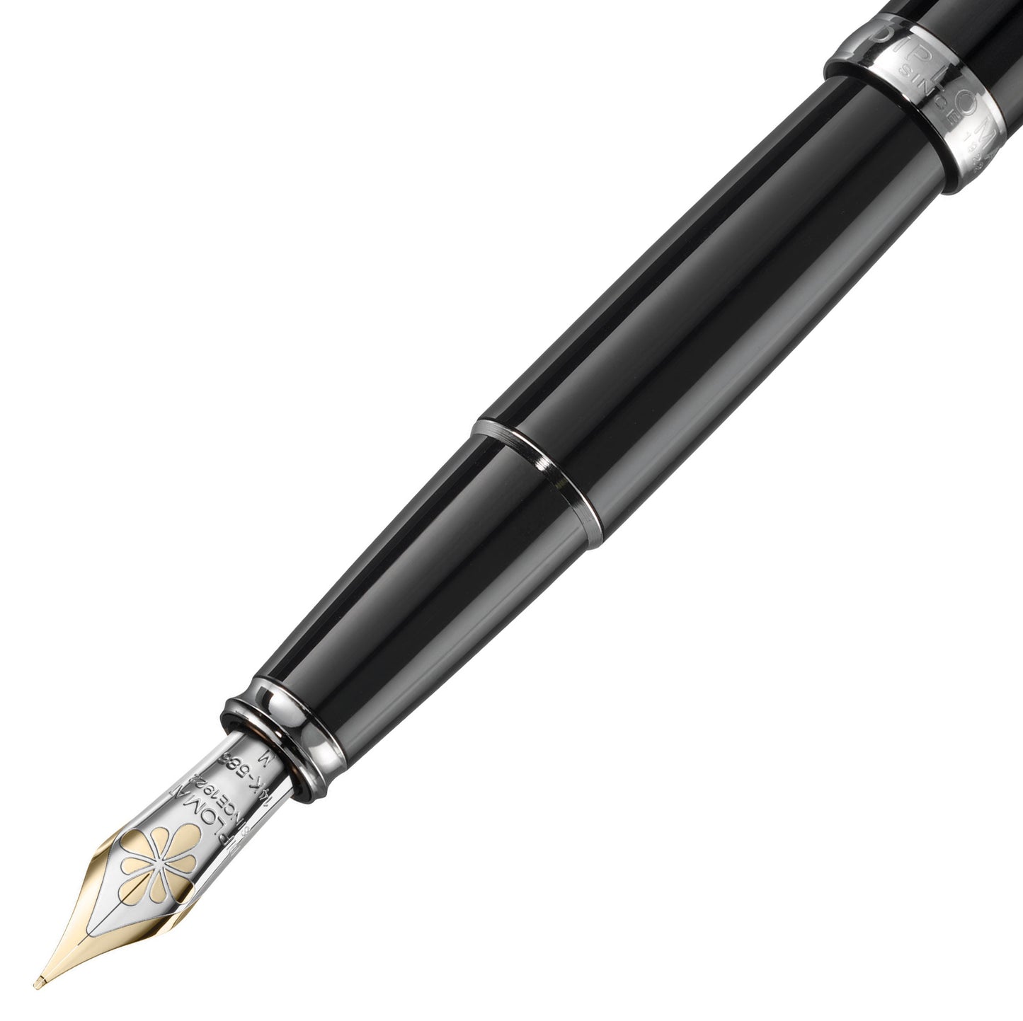 Diplomat Füllfederhalter EXCELLENCE A2 Lack Schwarz Chrom 14k