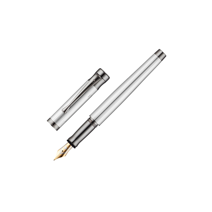 Waldmann Füllfederhalter TANGO 18k Goldfeder Pyramid-Dekor