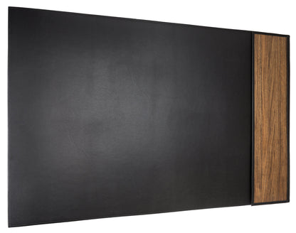 Sebastian Sturm Schreibunterlage TOM Linkshänder 32,5 Zoll | Echtes Holz und echtes Leder