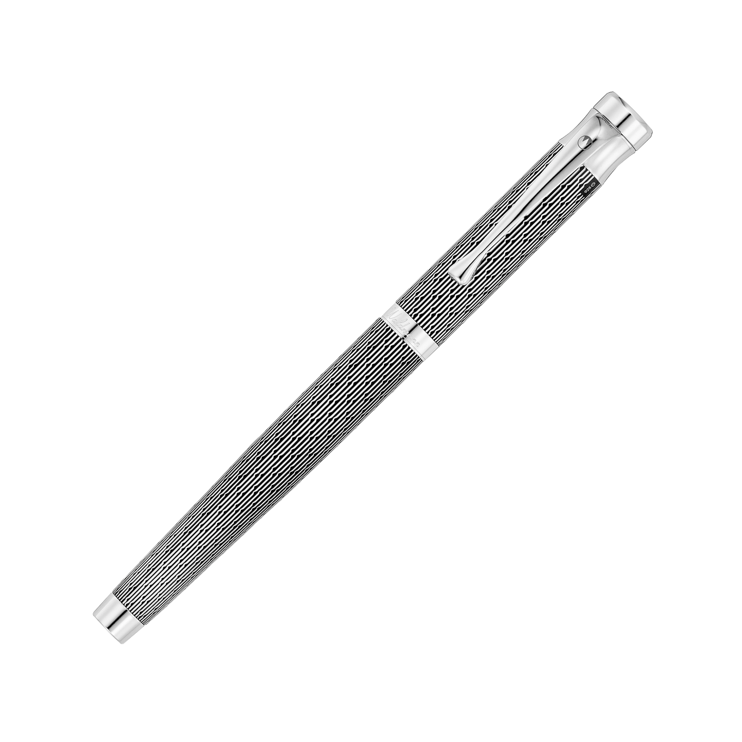 Waldmann Füllfederhalter TANGO 18k Goldfeder Imagination-Dekor Schwarz