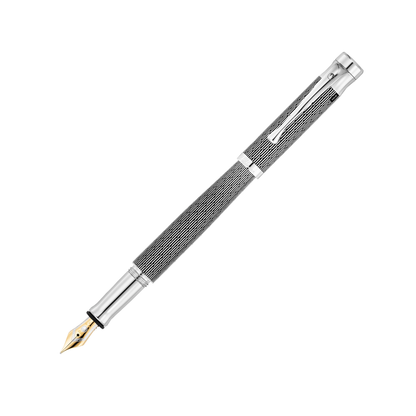 Waldmann Füllfederhalter TANGO 18k Goldfeder Imagination-Dekor Schwarz