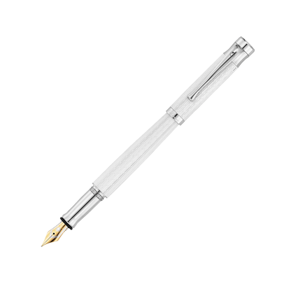 Waldmann Füllfederhalter TANGO 18k Goldfeder Imagination-Dekor Weiß