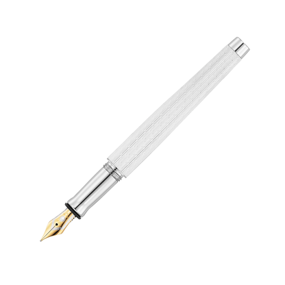 Waldmann Füllfederhalter TANGO 18k Goldfeder Imagination-Dekor Weiß