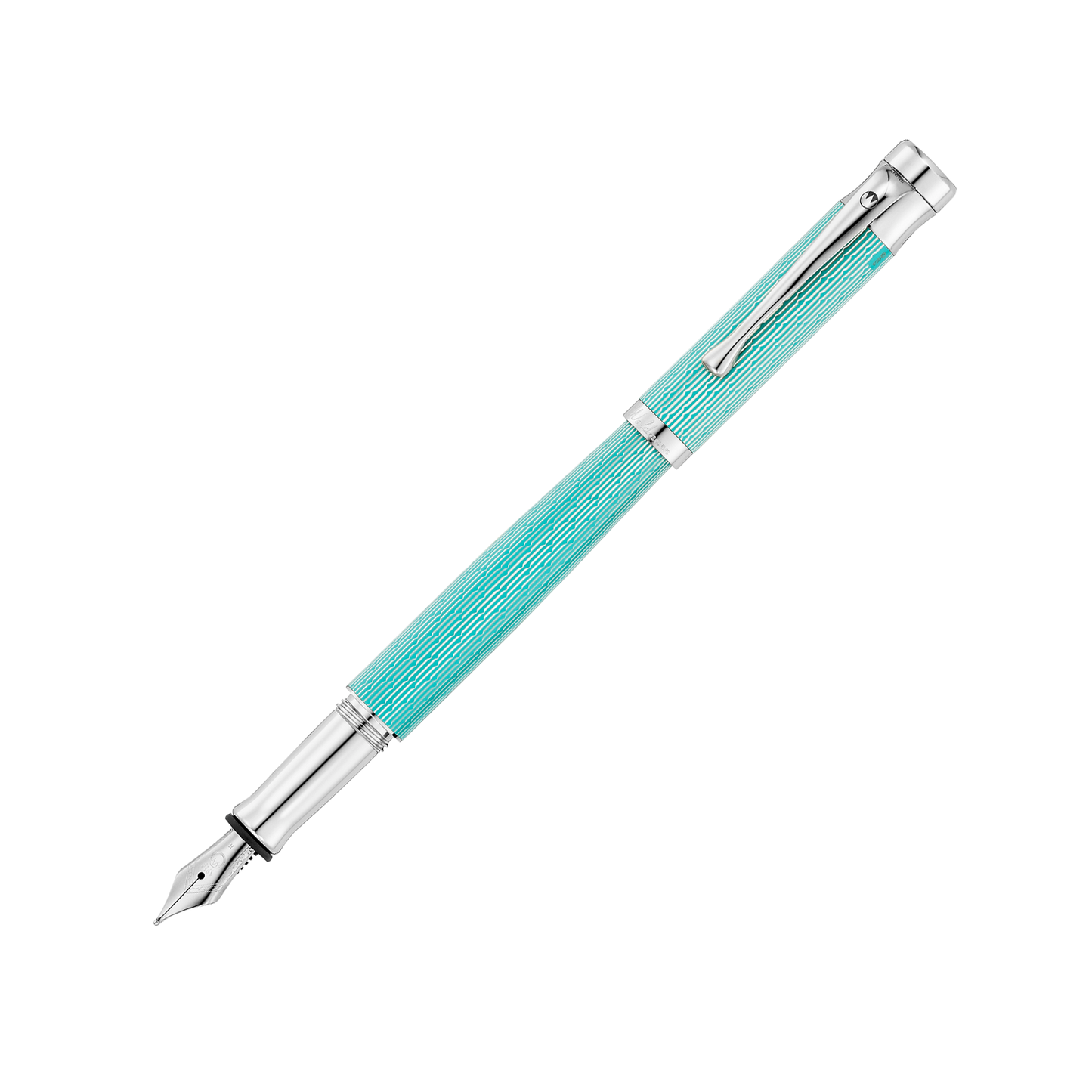Waldmann Füllfederhalter TANGO Edelstahlfeder Imagination-Dekor Aquamarin