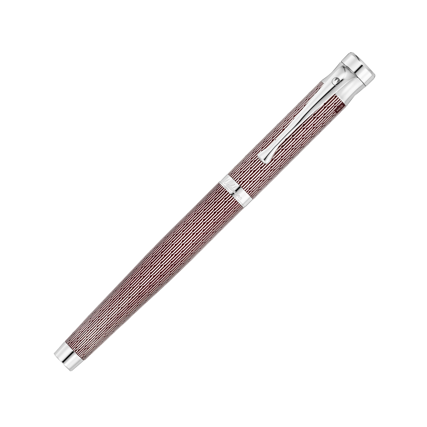 Waldmann Füllfederhalter TANGO 18k Goldfeder Imagination-Dekor Burgundrot