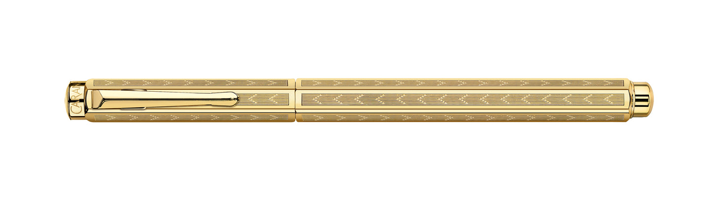 Caran d'Ache Füllfederhalter ECRIDOR Chevron vergoldet