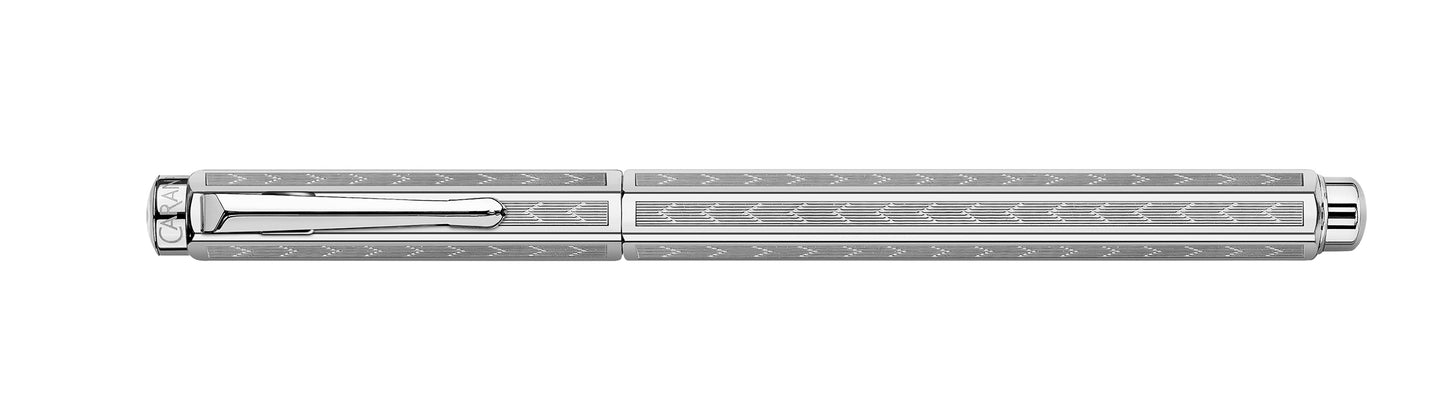 Caran d'Ache Füllfederhalter ECRIDOR Chevron palladiumbeschichtet