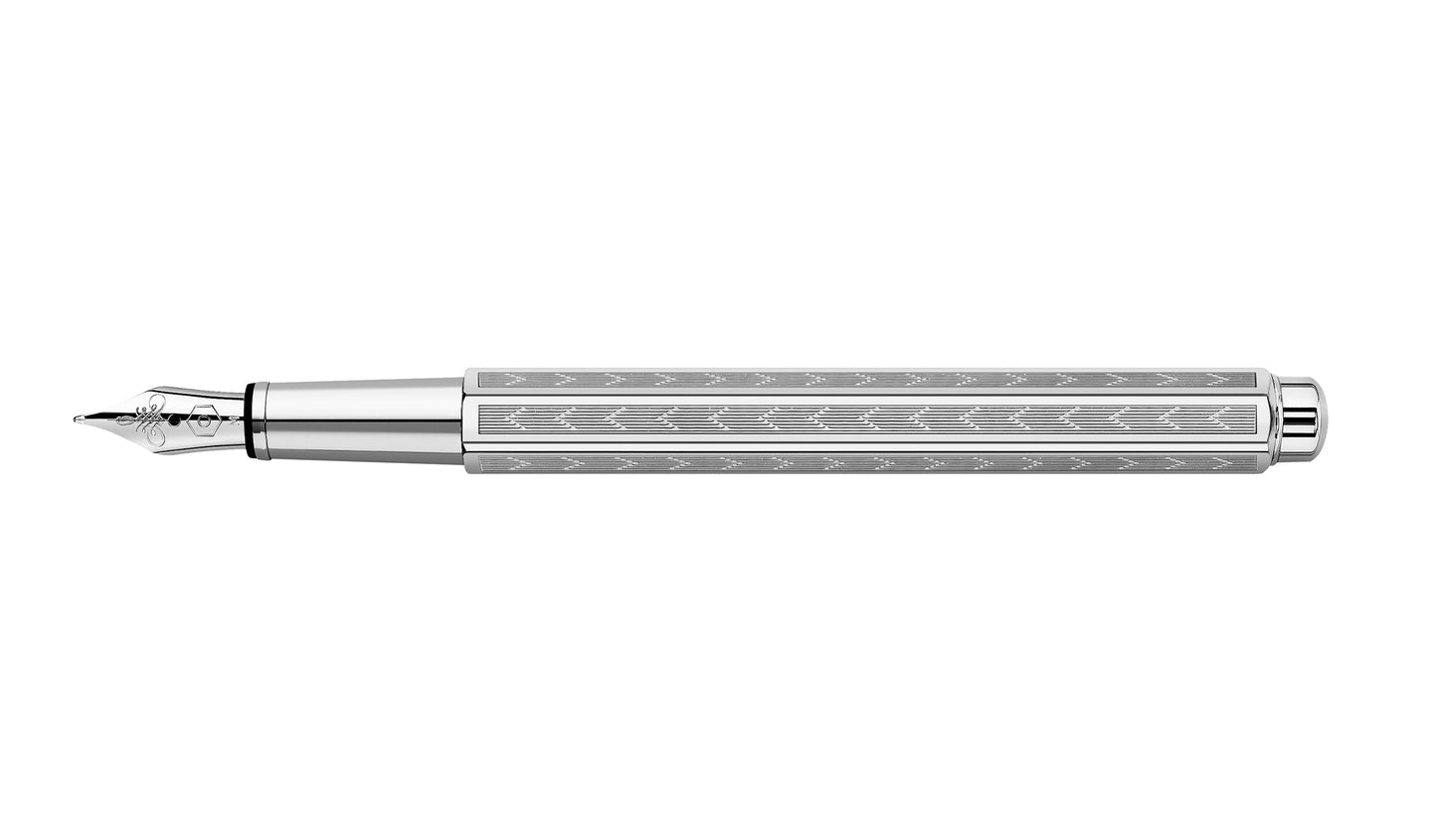 Caran d'Ache Füllfederhalter ECRIDOR Chevron palladiumbeschichtet